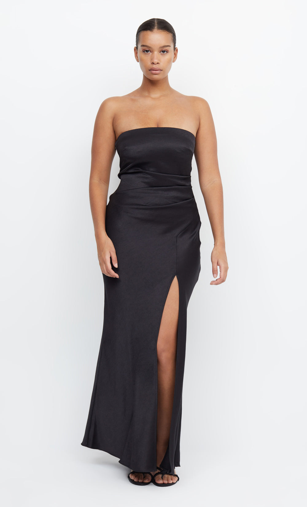 THE DREAMER STRAPLESS DRESS BLACK BEC BRIDGE US